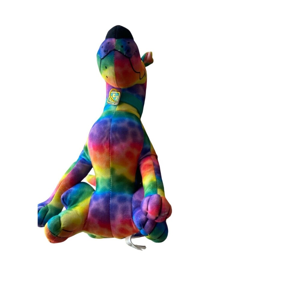 SCOOBY DOO Rare Tie‎ Dye 12" Sitting Plush Toy Factory - Picture 6 of 11
